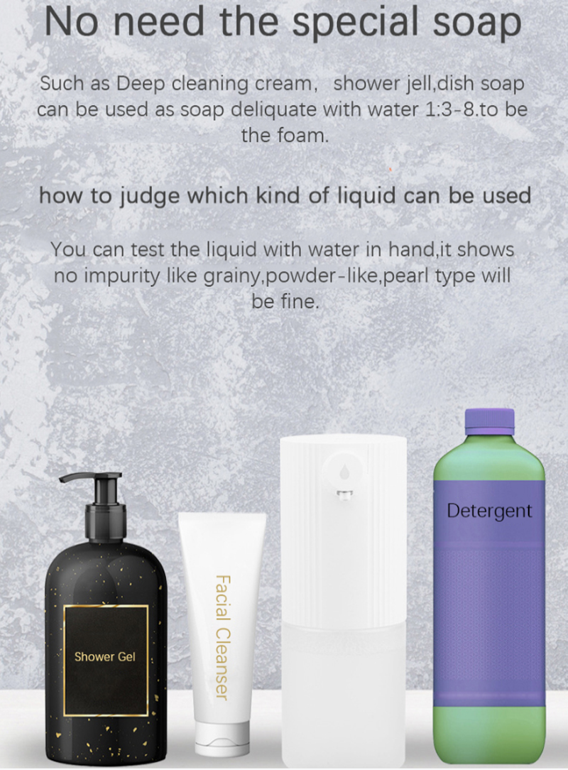 Foam soap dispenser